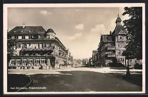 AK Bad Dürrheim, Partie in der Friedrichstrasse