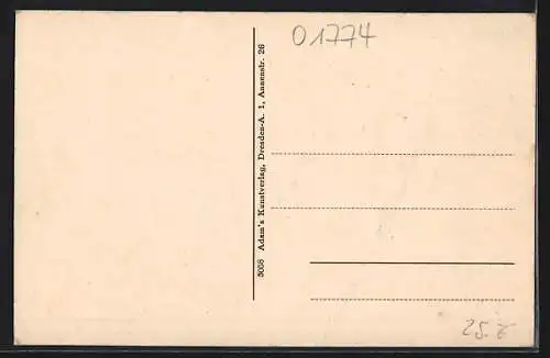 AK Ruppendorf, Partie an der Kirche