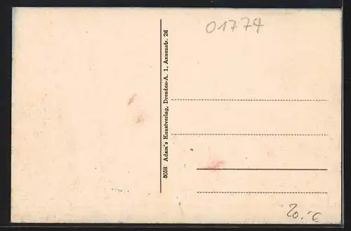 AK Ruppendorf, Partie an der Kirche