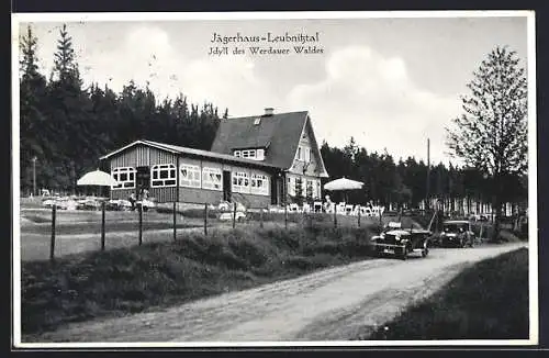 AK Leubnitz / Werdau, Gasthaus Jägerhaus Leubnitztal