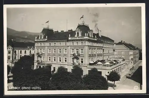 AK Leoben, Grand Hotel mit Terrasse