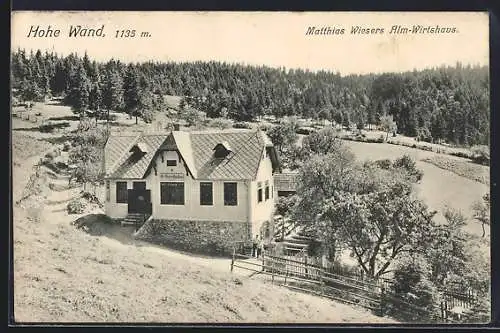 AK Hohe Wand, Alm-Gasthaus Matthias Wieser