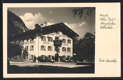 AK Mayrhofen /Zillertal, Gasthaus Neue Post