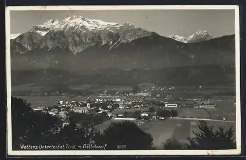 AK Wattens /Unterinntal, Teilansicht mit Bettelwurf