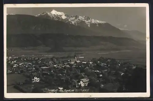 AK Wattens /Tirol, Teilansicht mit Hochnissl