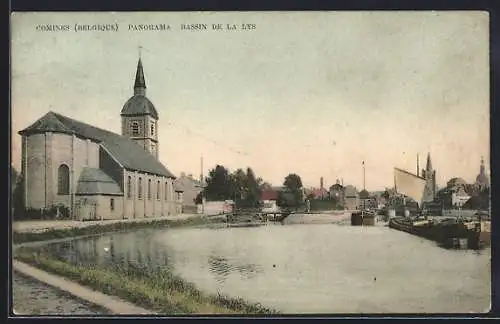 AK Comines, Panorama et Bassin de la Lys