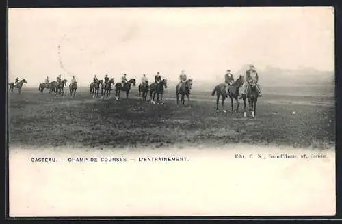 AK Casteau, Champ de Courses, L`Entrainement