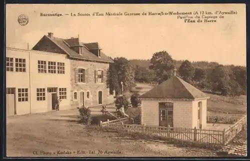 AK Burnontige, La Source d`Eau Minérale Gazeuse de Harre /lez-Werbomont, Pavillon du Captage de l`Eau du Harre