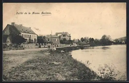 AK Gedinne, Vallée de la Meuse, Panorama