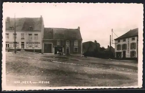 AK Heer-sur-Meuse, Une rue, Strassenpartie