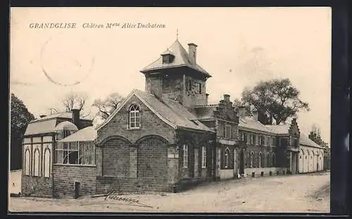 AK Grandglise, Château Melle Alice Duchateau