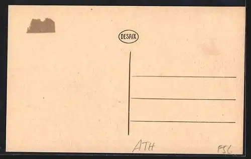 AK Ath, La Barque des Pêcheurs Napolitains