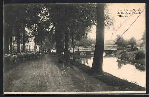 AK Ath, Chemin de Ronde et Pont de l`Hôpital