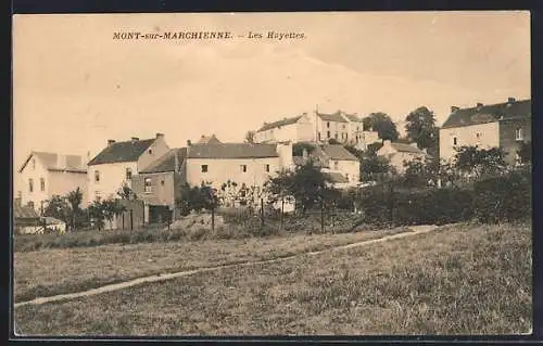 AK Mont-sur-Marchienne, Les Hayettes