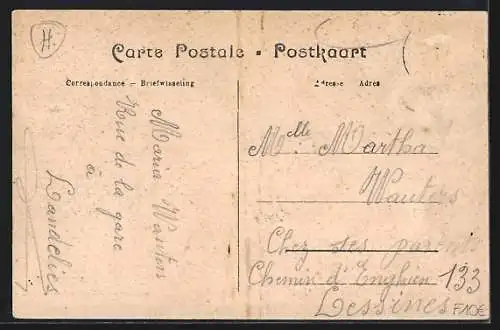 AK Landelies, Place Communale