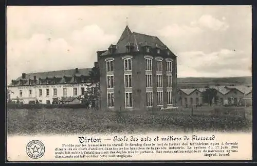 AK Virton, Ecole des arts et métiers de Pierrard