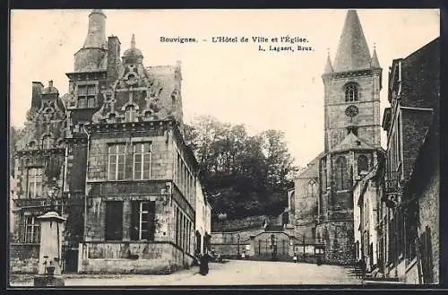 AK Bouvignes, L`Hôtel de Ville et l`Église