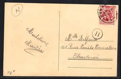AK Andenne, La Collégiale et la Porte St. Etienne