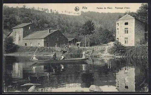 AK Alle, Ferme de Hour, Passage d`eau