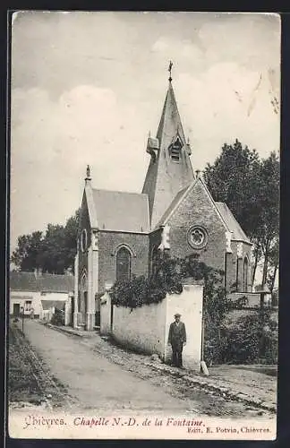 AK Chièvres, Chapelle N.-D. de la Fontaine