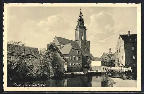 AK Döbeln /Sa., Nikolaikirche