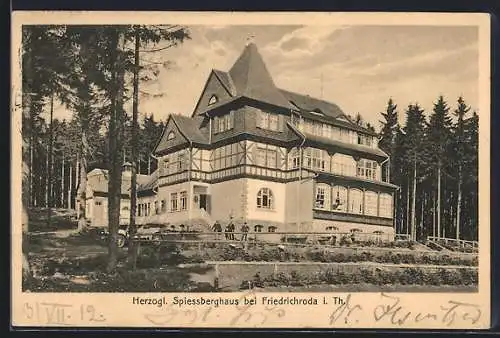 AK Friedrichroda, Hotel Spiessberg