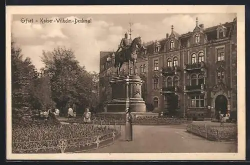 AK Erfurt, Kaiser Wilhelm-Denkmal