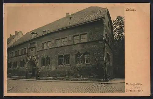 AK Erfurt, Universität in der Michaelisstrasse