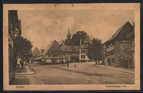 AK Goslar, In der Strasse am Frankenberger Plan