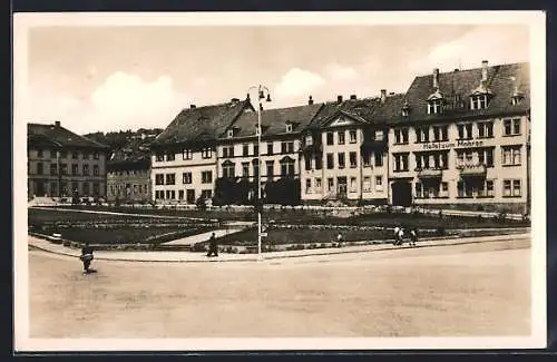 AK Bad Frankenhausen, Strassenpartie Anger