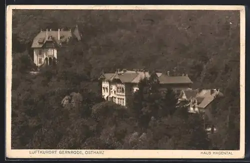 AK Gernrode / Harz, Haus Hagental