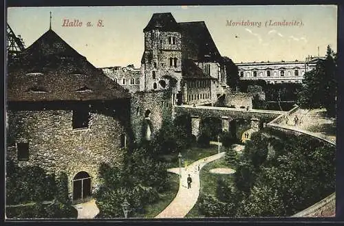 AK Halle / Saale, Moritzweg