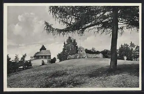 AK Elleben-Riechheim, Gasthaus Riechheimer Berg, Bes. H. Limprecht