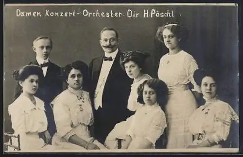 AK Damen Konzert-Orchester Dir. H. Pöschl