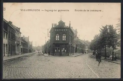 AK Willebroeck, Entrée de la commune