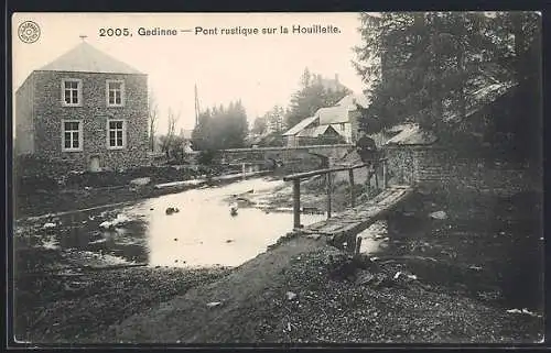 AK Gedinne, Pont rustique sur la Houillette