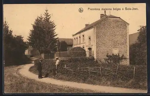 AK Vresse-sur-Semois, Bois-Jean, Premières maisons