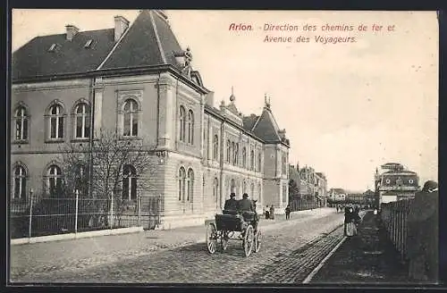 AK Arlon, Direction des chemins de fer et Avenue des Voyageurs