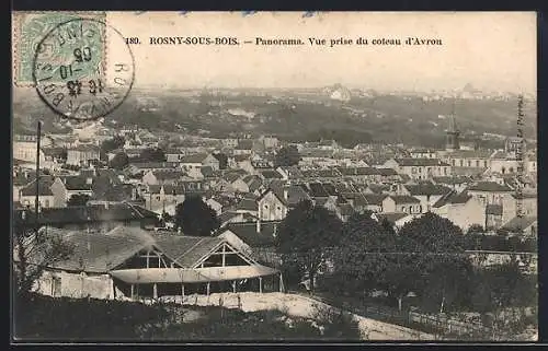 AK Rosny-sous-Bois, Panorama. Vue prise du coteau d`Avron