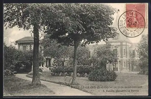 AK Noisy-le-Grand, Le Clos Saint-Vincent et son jardin ombragé