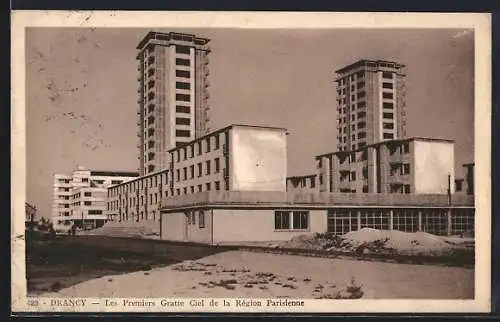 AK Drancy, Les Premiers Gratte-Ciel de la Région Parisienne