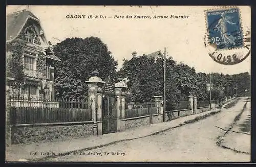 AK Gagny, Parc des Sources, Avenue Fournier