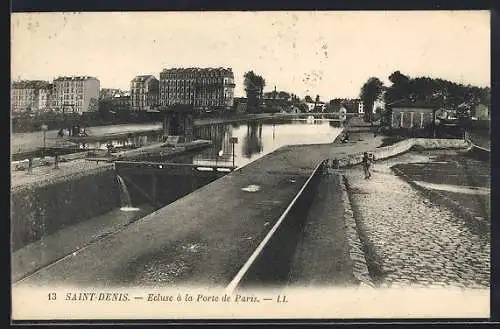 AK Saint-Denis, Écluse à la Porte de Paris