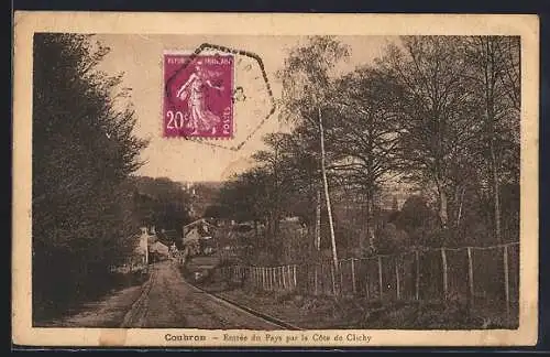 AK Coubron, Entrée du Pays par la Côte de Clichy