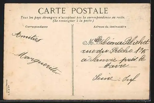 AK Saint-Denis, Bains froids sur la Seine avec bateaux à quai