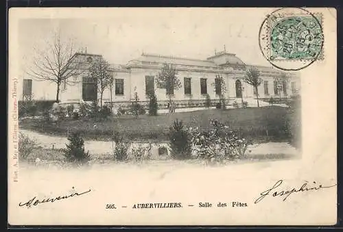 AK Aubervilliers, Salle des Fêtes