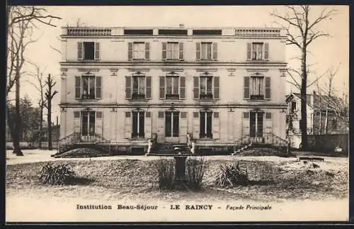 AK Le Raincy, Institution Beau-Séjour, Facade Principale