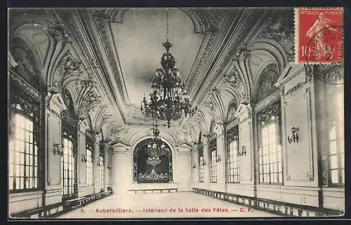 AK Aubervilliers, Intérieur de la Salle des Fêtes