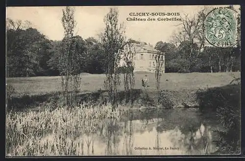 AK Clichy-sous-Bois, Château des Corbellières et son parc verdoyant