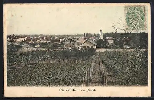 AK Pierrefitte, Vue générale des vignobles et du village